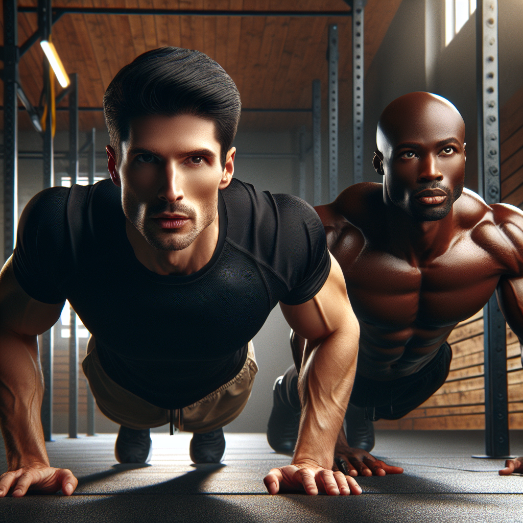 Who will win the push-up competition: Stolos or Jose?
